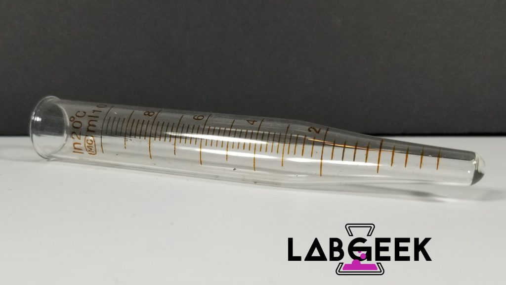 10ml Conical Centrifuge Tube, Graduated, Glass LabGeek