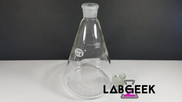 1000ml Conical Flask with Stopper 2 On LabGeek