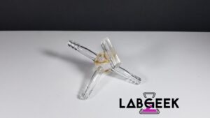 10mm Tee Glass Stopcock On LabGeek