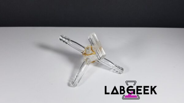 10mm Tee Glass Stopcock On LabGeek