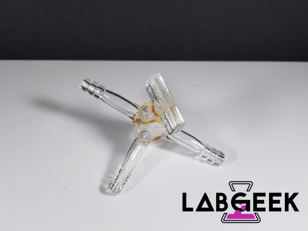 10mm Tee Glass Stopcock On LabGeek