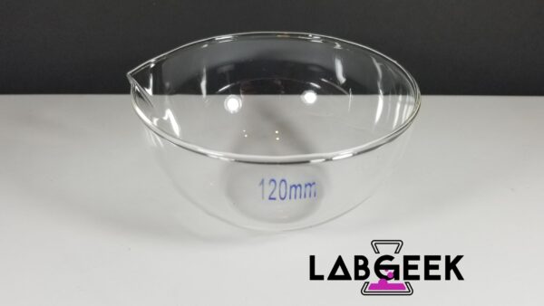 120mm Round Bottom Evaporating Dish 1 On LabGeek