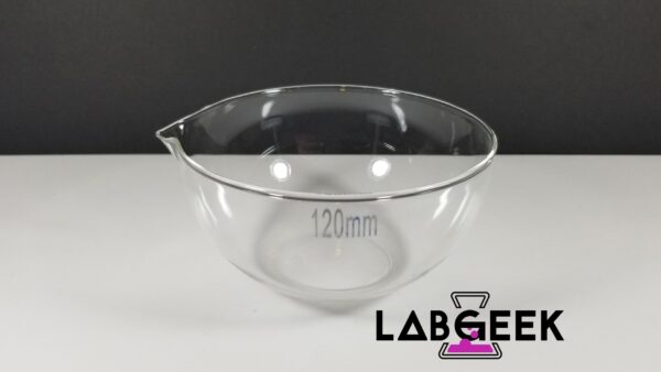 120mm Flat Bottom Evaporating Dish 1 On LabGeek