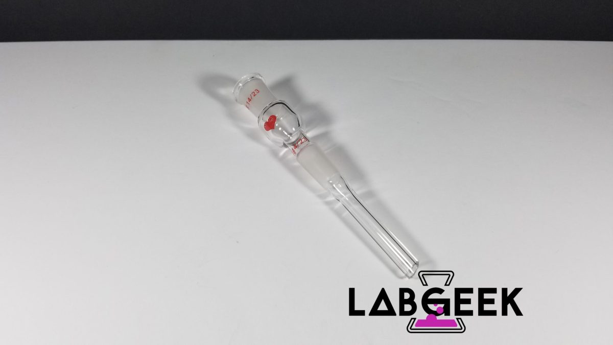 14/23 Straight Drip Stem Adapter On LabGeek