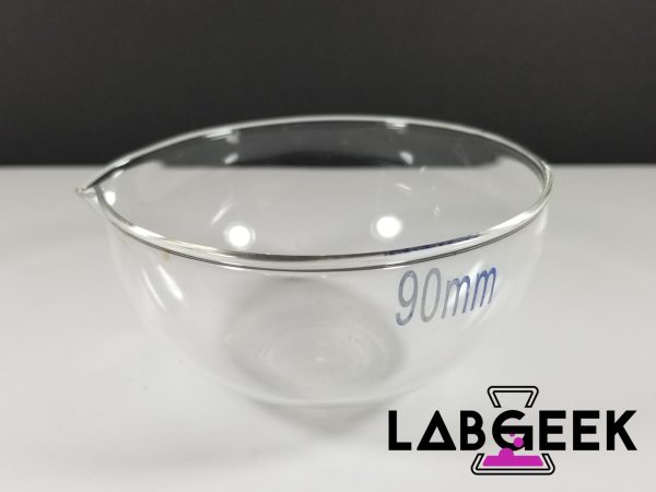 90mm Round Bottom Evaporating Dish 1 On LabGeek