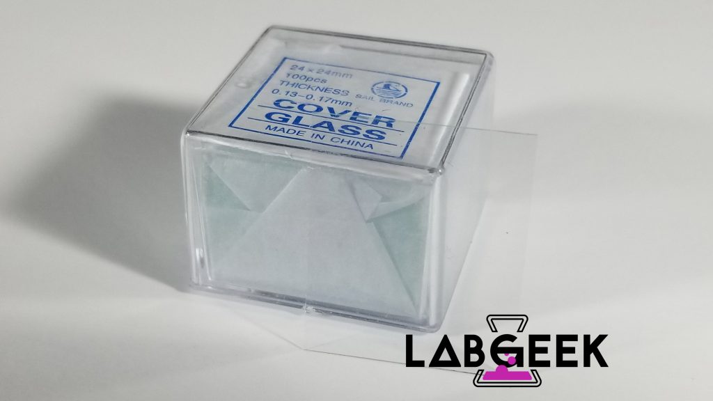 100 Microscope Cover Slides LabGeek