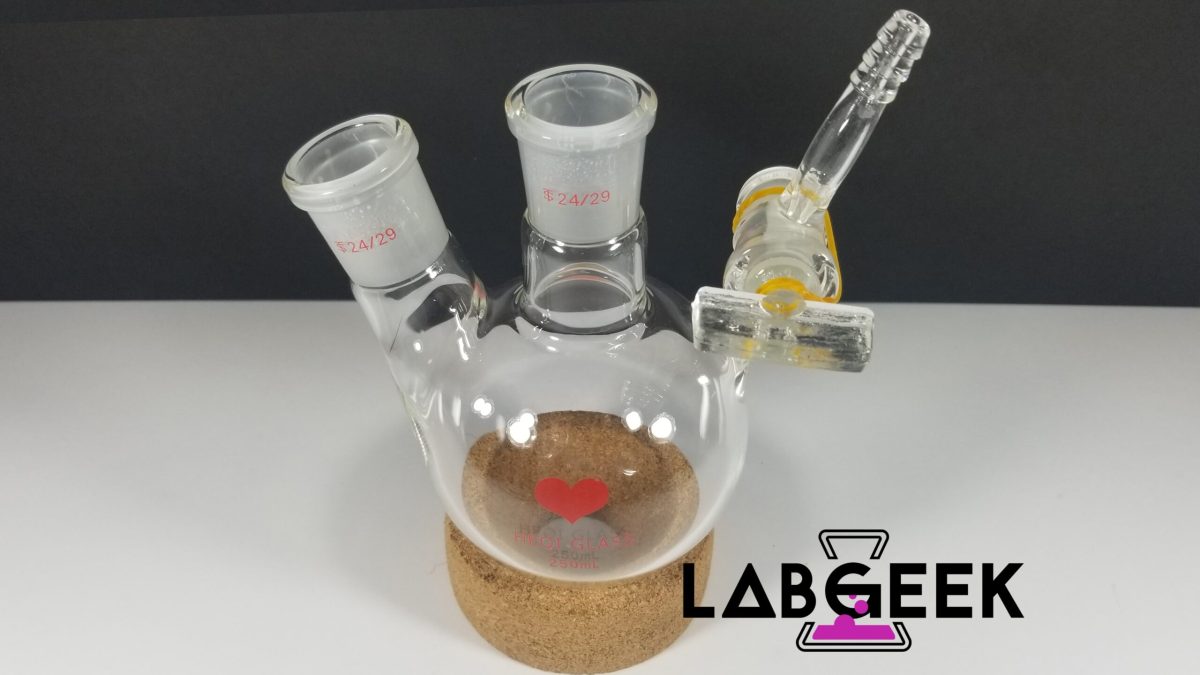 250ml Schlenk Flask Glass Stopcock 1 On LabGeek