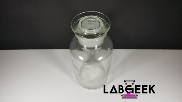 1000ml Boro Reagent Jar w/Ground Glass Lid on LabGeek