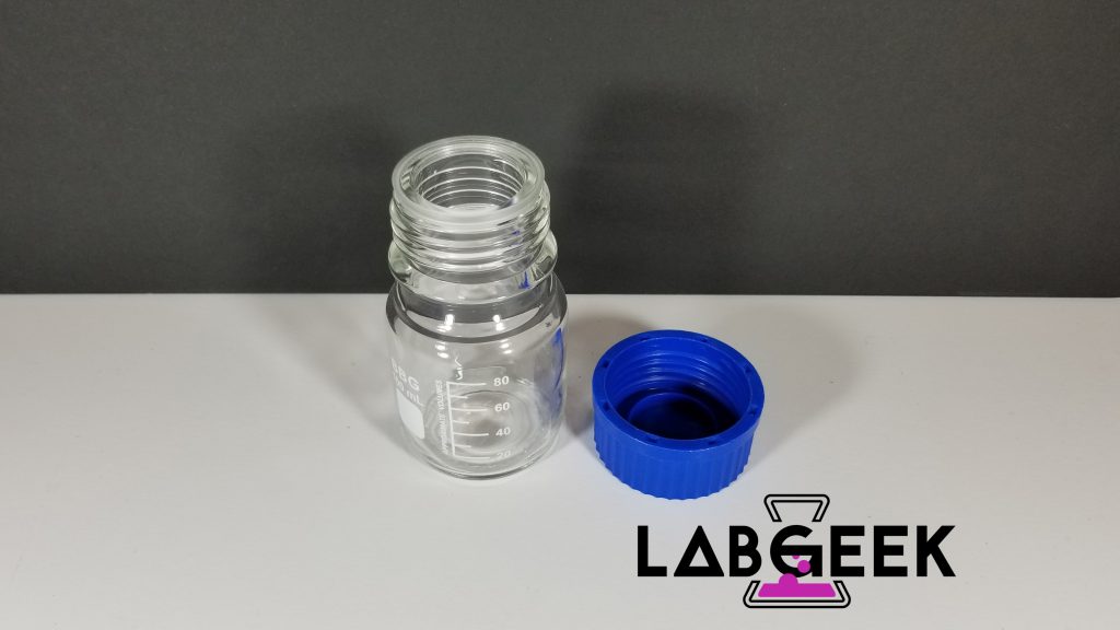 Lab Lid Reagent Bottle (Screw Top Lid) - LabGeek