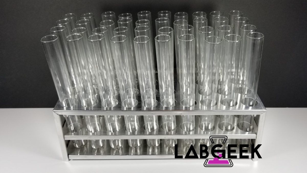 22.5mm Aluminium Test Tube Rack 40 On LabGeek 3