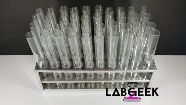 22.5mm Aluminium Test Tube Rack 40 On LabGeek 4