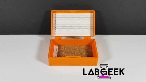 12 Microscope Slide Box On LabGeek
