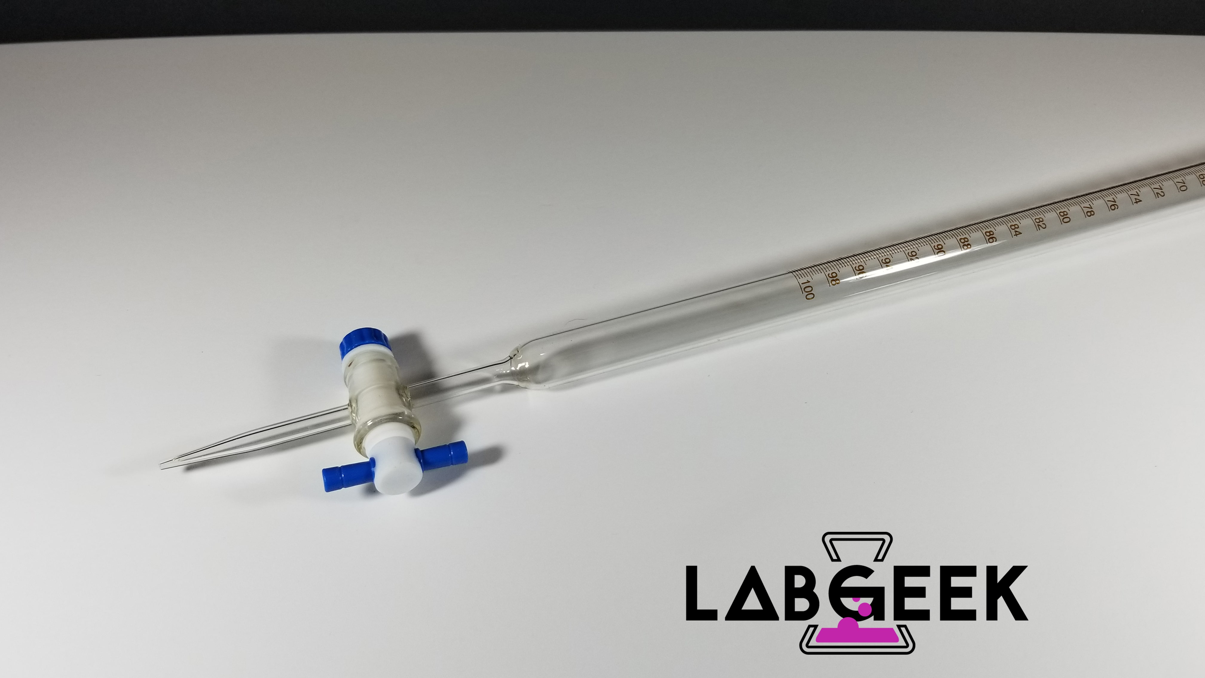 100ml Glass Burette With PTFE Stopcock LabGeek