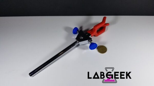 3 Claw Clamp (L) Double Adjustable Closed On LabGeek