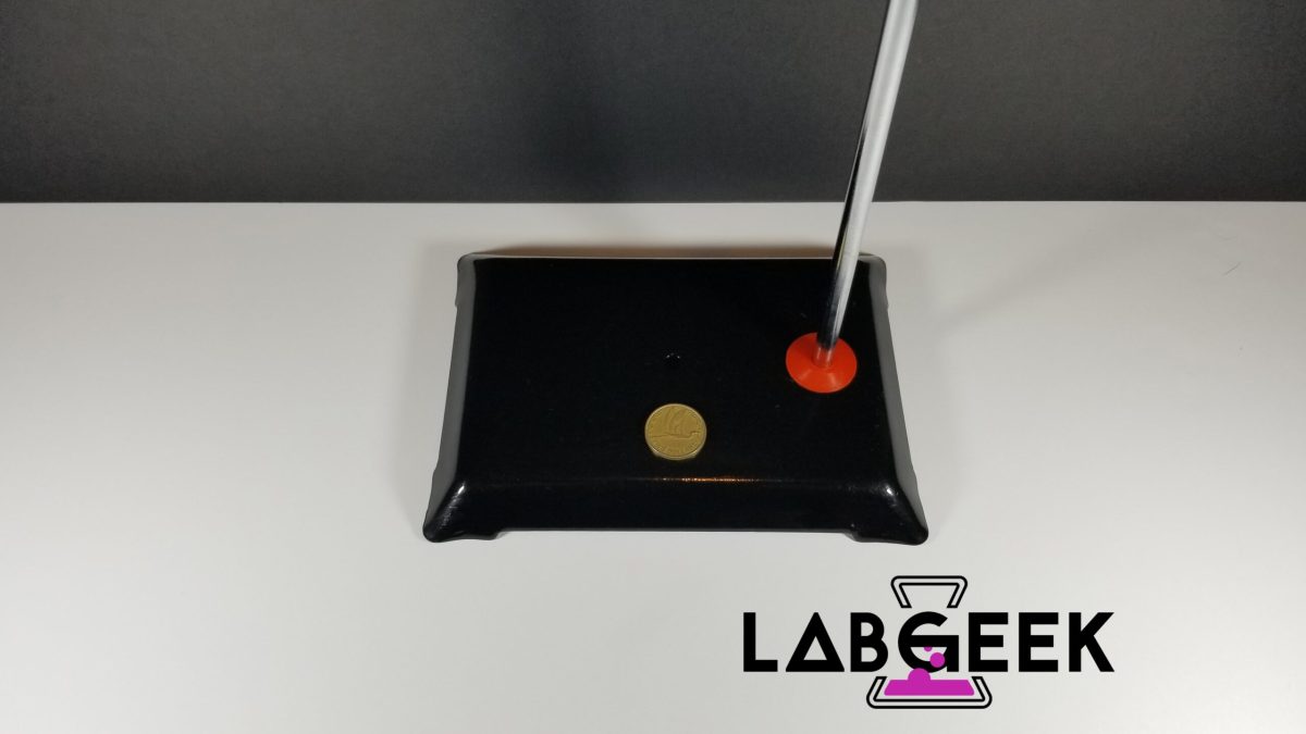 600mm Enamel Iron retort Stand Base and Rod On LabGeek
