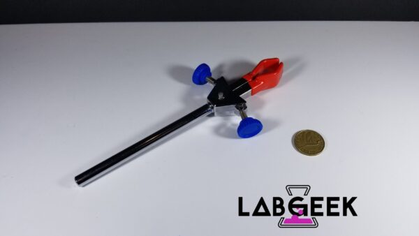 Medium 2 Claw Clamp, Double Adjustable Closed On LabGeek