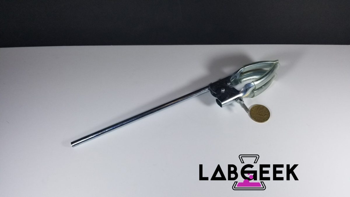 Medium Condenser Clamp Closed On LabGeek