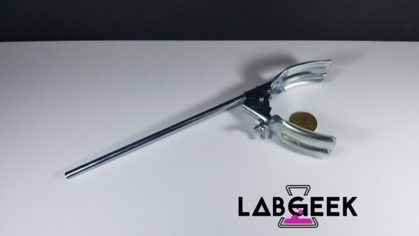 Medium Condenser Clamp Open On LabGeek