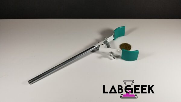 Medium Flask Clamp Open On LabGeek