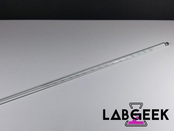 Mercury Thermometer 0 to 300 Degrees, 595mm Top On LabGeek