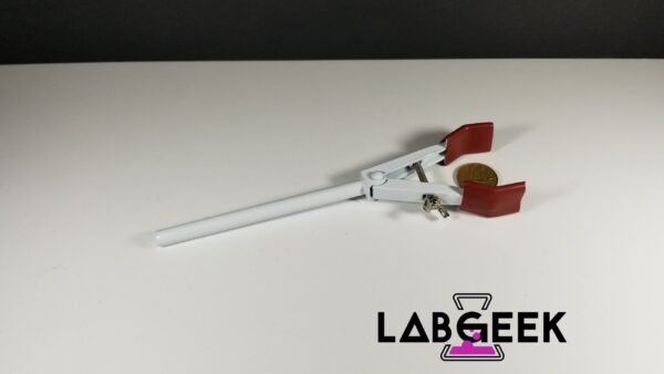 Small Flask Clamp Open On LabGeek
